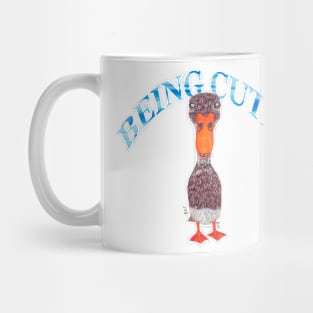 INDIAN RUNNER DUCK BEING CUTE Mug